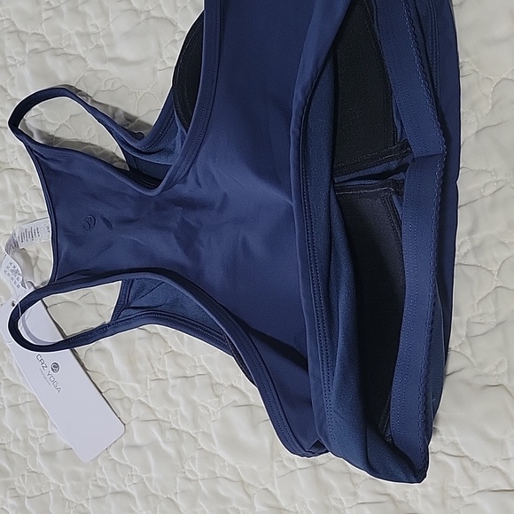 CRZ YOGA Women's Bikini Tops High Neck Swimsuit Racerback Padded Bathing Suit - Picture 8 of 8